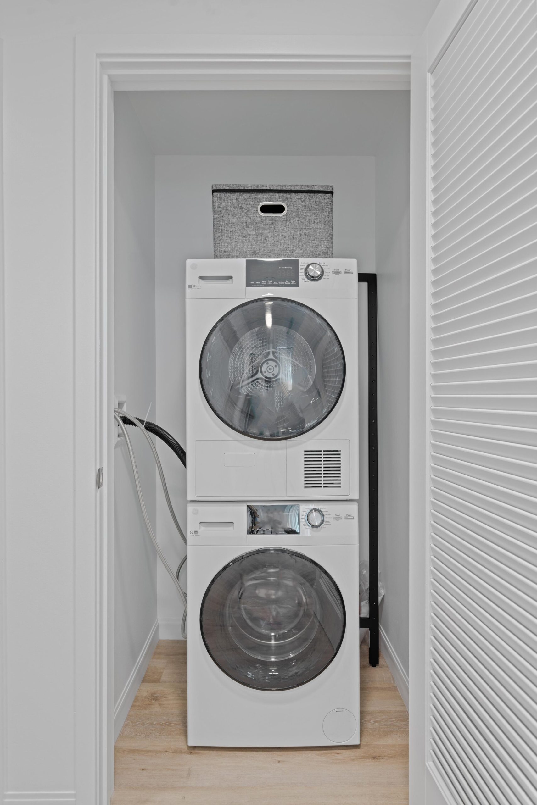 In-unit washer and dryer.